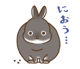 japanese bunny sticker sticker #5159647