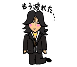 His name is LED. He is an artist. sticker #5161000