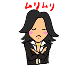 His name is LED. He is an artist. sticker #5161011