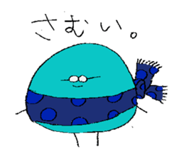 mushroom and glasses sticker #5161242