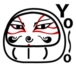 Lucky Daruma Doll sticker #5162015
