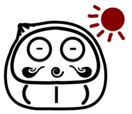 Lucky Daruma Doll sticker #5162018