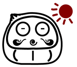 Lucky Daruma Doll sticker #5162018