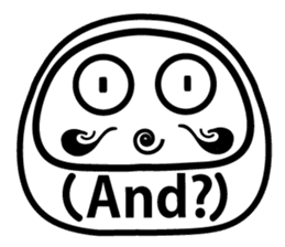 Lucky Daruma Doll sticker #5162019