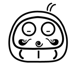 Lucky Daruma Doll sticker #5162038