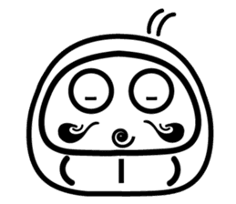 Lucky Daruma Doll sticker #5162038