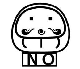 Lucky Daruma Doll sticker #5162044
