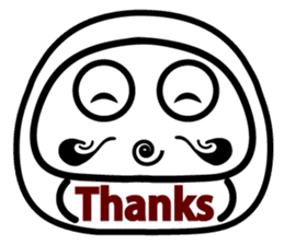 Lucky Daruma Doll sticker #5162049