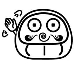 Lucky Daruma Doll sticker #5162051