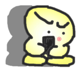 Happy! Lucky! Yellow? sticker #5162826