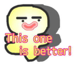 Happy! Lucky! Yellow? sticker #5162848