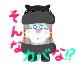 Round of Cat 3 ~Fancy dress~ sticker #5163368