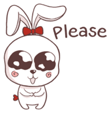 Cici The Ponytail Bunny sticker #5163625