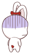 Cici The Ponytail Bunny sticker #5163630