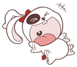 Cici The Ponytail Bunny sticker #5163633