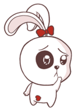 Cici The Ponytail Bunny sticker #5163636