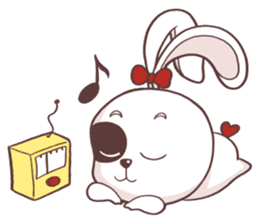 Cici The Ponytail Bunny sticker #5163641