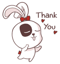 Cici The Ponytail Bunny sticker #5163643