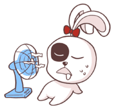 Cici The Ponytail Bunny sticker #5163646