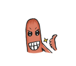 Hot dog sticker #5163694