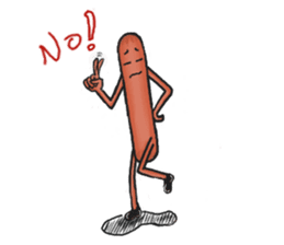 Hot dog sticker #5163701