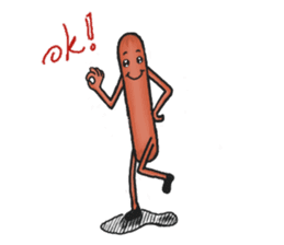 Hot dog sticker #5163702