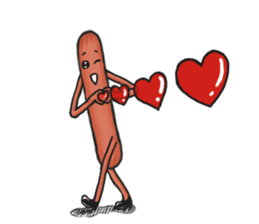 Hot dog sticker #5163705