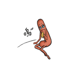 Hot dog sticker #5163706