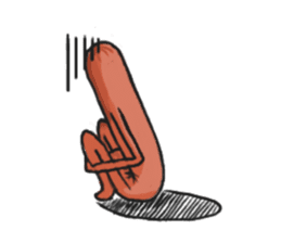 Hot dog sticker #5163717