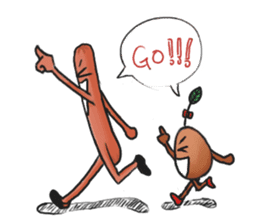 Hot dog sticker #5163722