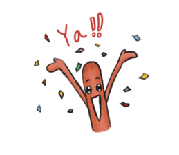 Hot dog sticker #5163725