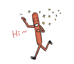 Hot dog sticker #5163729
