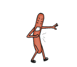 Hot dog sticker #5163730