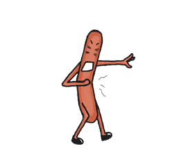 Hot dog sticker #5163730