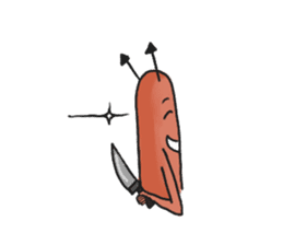 Hot dog sticker #5163731