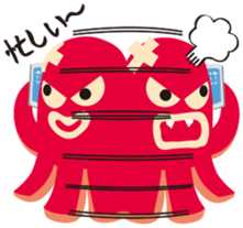 gandako Octopus-sausages character again sticker #5164228