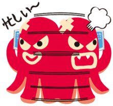 gandako Octopus-sausages character again sticker #5164228