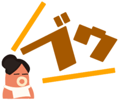 gandako Octopus-sausages character again sticker #5164236