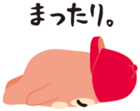 gandako Octopus-sausages character again sticker #5164246