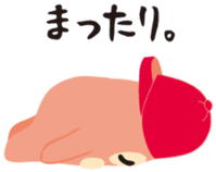 gandako Octopus-sausages character again sticker #5164246