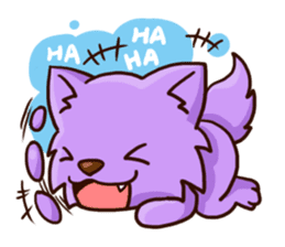 Wolfy's illustrated life sticker #5164293
