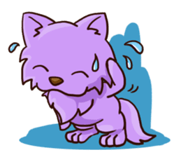 Wolfy's illustrated life sticker #5164298