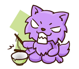 Wolfy's illustrated life sticker #5164325