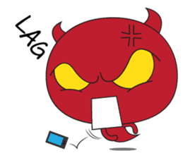 Baby Satan sticker #5164384