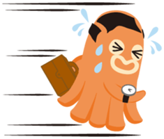 gandako Octopus-sausages characters more sticker #5164489