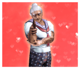 Chiyo Shiratori, 1 million years old hag sticker #5164634