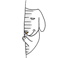 My dog and pink I sticker #5164670