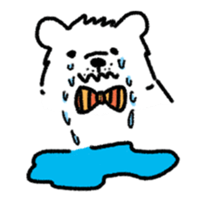 Roar White Bear sticker #5164742