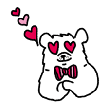 Roar White Bear sticker #5164748