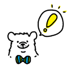 Roar White Bear sticker #5164750